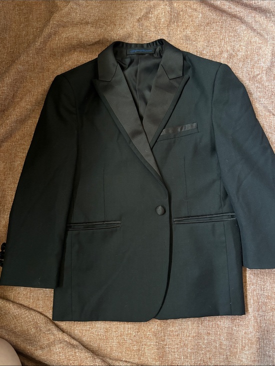 Bryan Michaels Other - Boys Black Tailored Blazer with Satin Trim - Unbranded